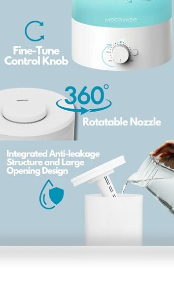 Cool Mist Humidifier — Air Moisturizers, MEGAWISE