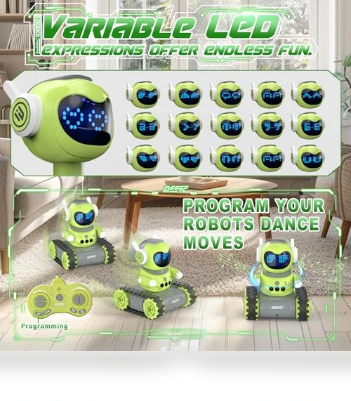 Emo Robot with Gesture Sensing and Remote Control — Interactive Figures & Robots, DEERC