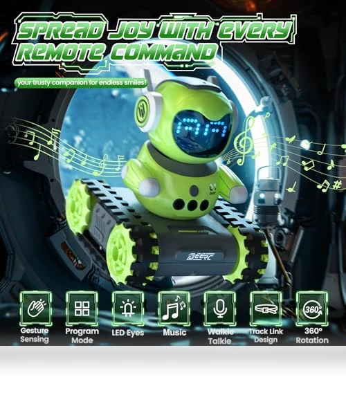 Emo Robot with Gesture Sensing and Remote Control — Interactive Figures & Robots, DEERC