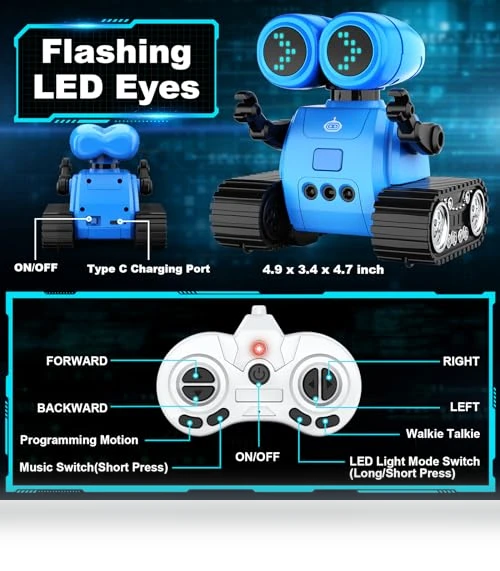 Emo Robot with Walkie-Talkie Function — Interactive Figures & Robots, Hamourd