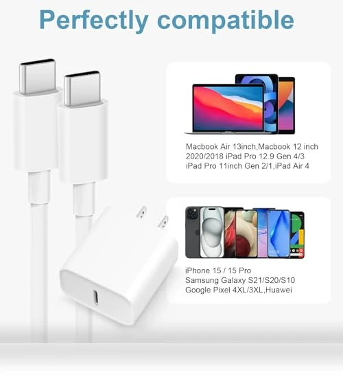 Fast Charging USB C Charger Block with 6FT Cord — Wall Chargers, Shenzhen Century Star Technology Co., Ltd.