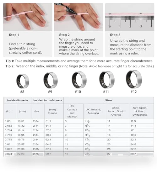 Fitness Tracker Ring — Smart Rings, YULUCKGO