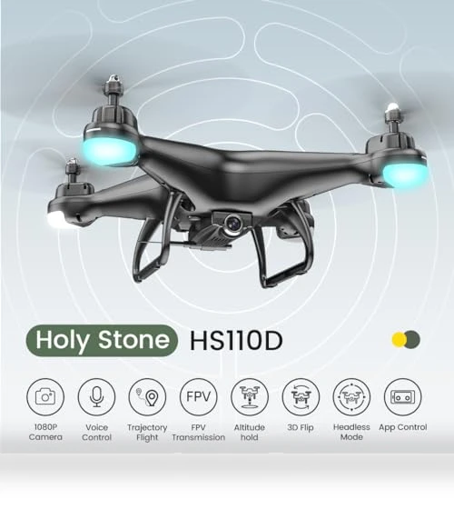 FPV RC Drone With 1080P HD Camera — Drones & UAV Technology, Holy Stone