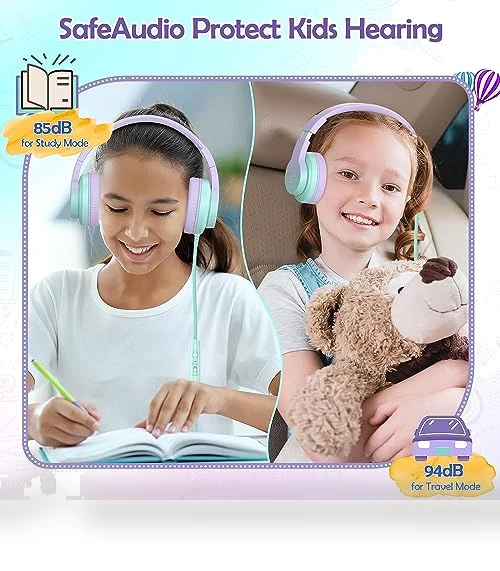 Kids Headphones with Microphone — In-Ear Headphones, Candy Bila