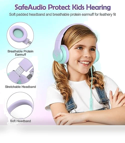 Kids Headphones with Microphone — In-Ear Headphones, Candy Bila