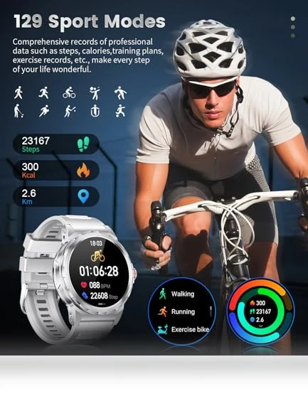 Military Smart Watch for Men — Smartwatches, LIGE