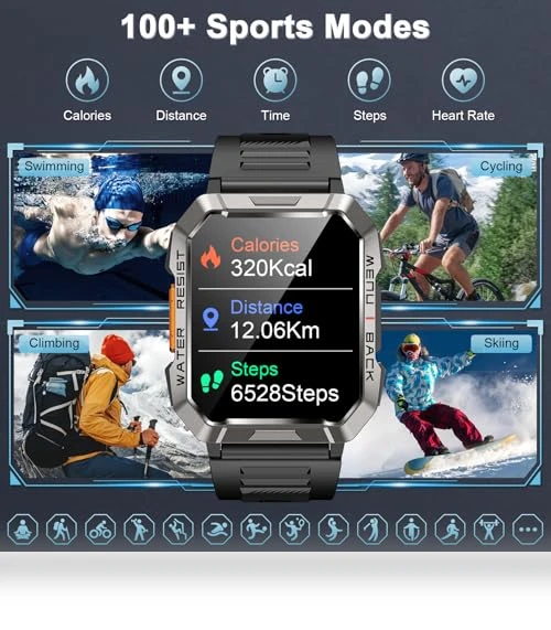 Military Smart Watch for Men — Smartwatches, Blackview