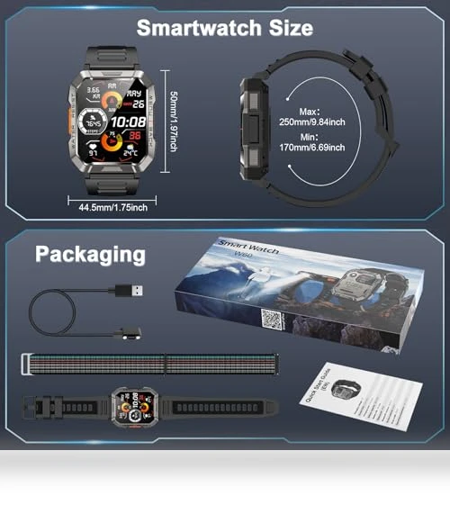 Military Smart Watch for Men — Smartwatches, Blackview
