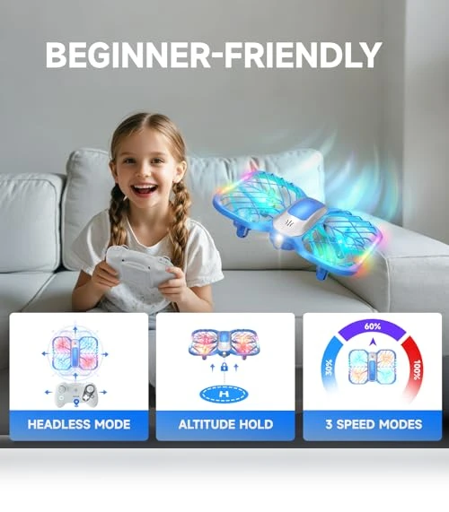 Mini Drone with 5 Lighting Modes — Drones & UAV Technology, UranHub