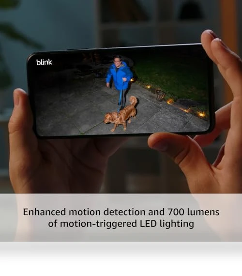 Outdoor Floodlight Camera — Smart Home Security, Blink