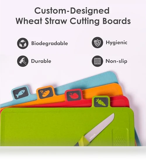 Self Drying Smart Cutting Board Knife Set — Cutting Boards, OPTIMUS TECHNOLOGY