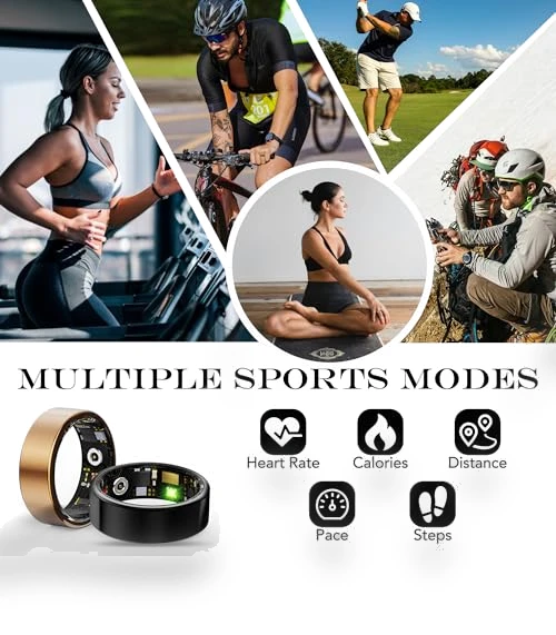 Smart Health Ring Fitness Tracker — Smartwatches, Generic