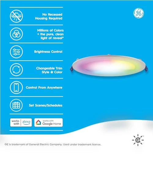 Smart LED Wafer Downlight — Lighting Solutions, GE