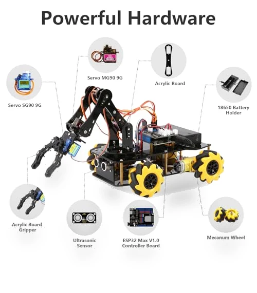 Smart Robot Arm Car Kit — Interactive Figures & Robots, ACEBOTT