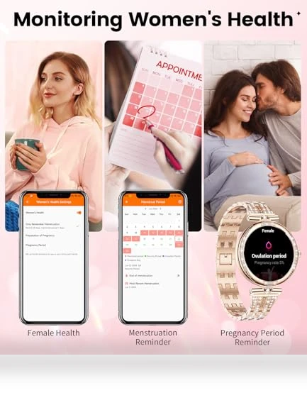 Smart Watch with Diamonds for Women — Smartwatches, LIGE
