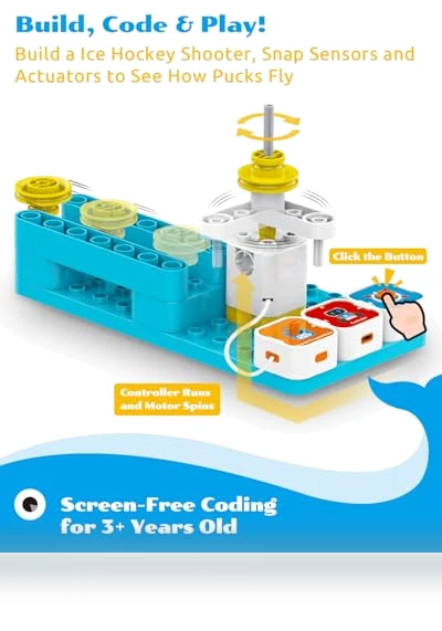 STEM Blocks Coding Robot Kit for Kids — Construction Kits, Whalesbot