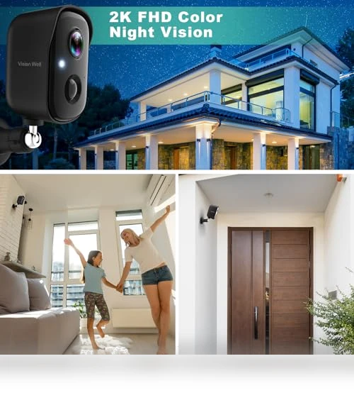 Wireless Outdoor Security Camera — Security Cameras, VISION WELL