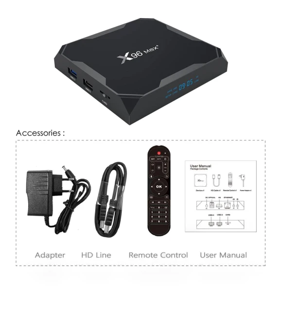 8K Video Decode TV Box — Streaming Devices, X96
