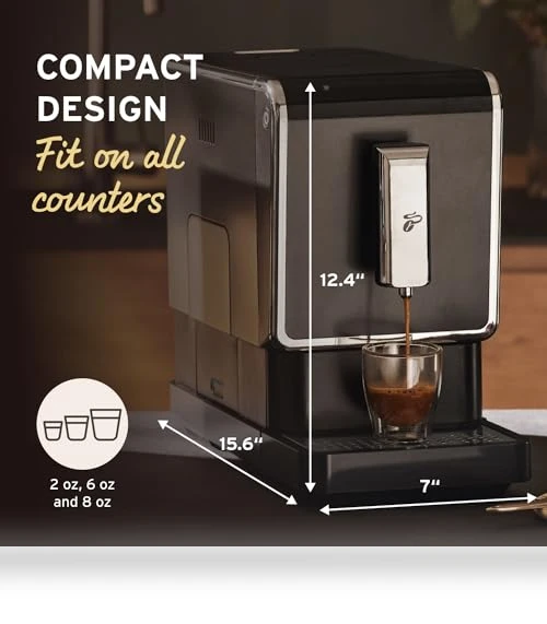 Automatic Espresso & Coffee Machine with Built-in Grinder — Electric Blade Coffee Grinders, Tchibo