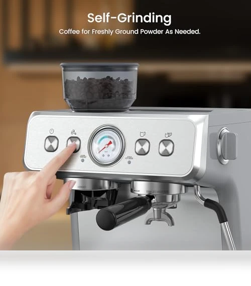 Espresso Machine with Grinder — Coffee & Espresso Combos, Electactic