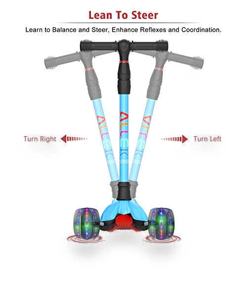 Kick Scooter with Light-Up Wheels — Electric Vehicles, Allek