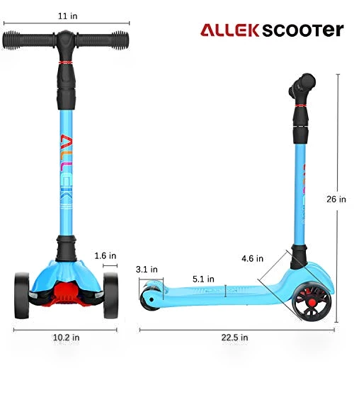 Kick Scooter with Light-Up Wheels — Electric Vehicles, Allek