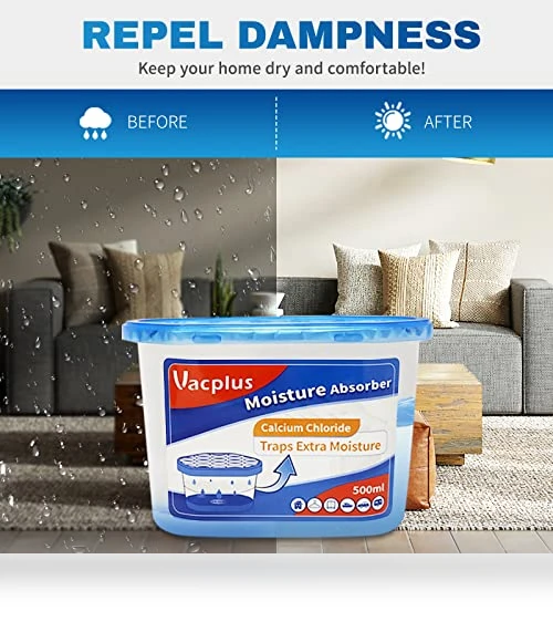 Moisture Absorbers 12 Pack — Air Moisture Control, Vacplus