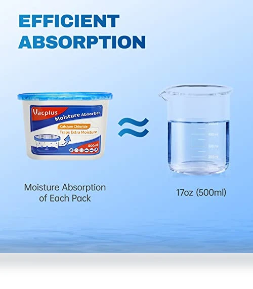 Moisture Absorbers 12 Pack — Air Moisture Control, Vacplus