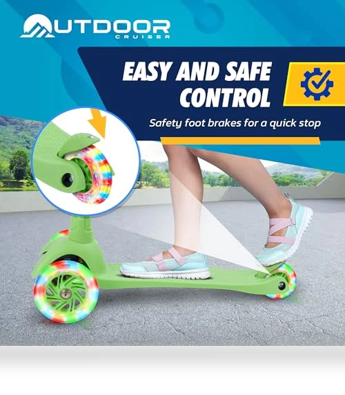 Outdoor Cruiser 3-Wheel Kids Scooter — Balance Bikes