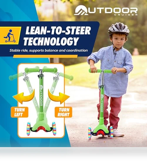 Outdoor Cruiser 3-Wheel Kids Scooter — Balance Bikes