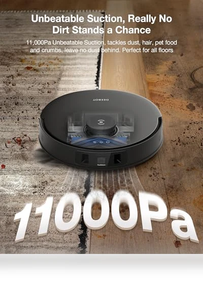 Robot Vacuum and Mop, All-in-One Cleaning Hub — Smart Cleaning Robots, ECOVACS