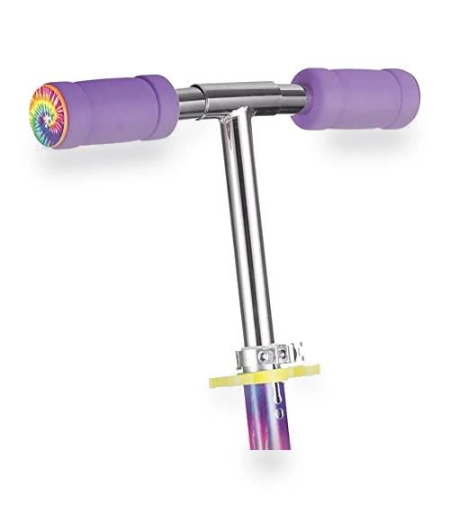 Tie Dye Foldable Scooter with Light Up Wheels — Balance Bikes, Ozbozz