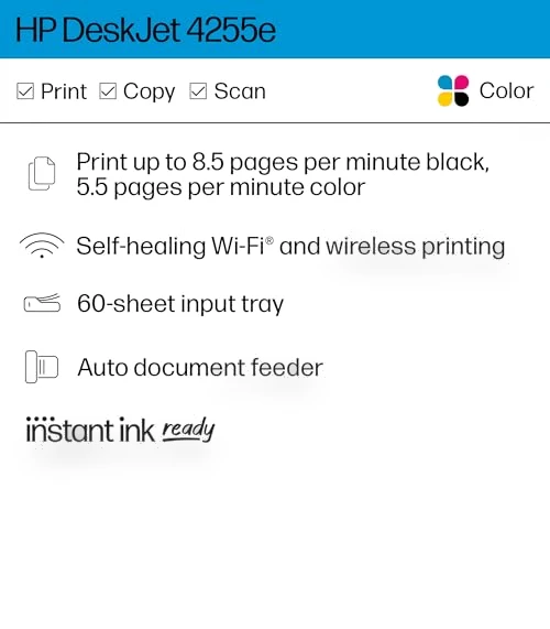 Wireless All-in-One Color Inkjet Printer — Printer Supplies, HP