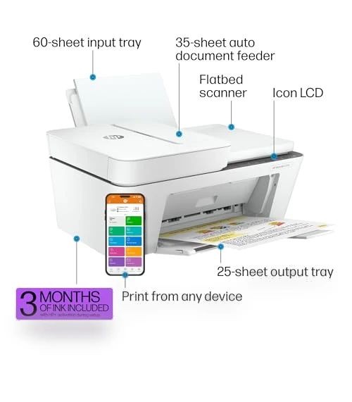 Wireless All-in-One Color Inkjet Printer — Printer Supplies, HP