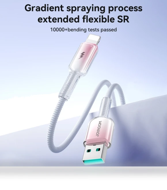 Crystal Clear Series Fast Charging Data Cable — Cables, JOYROOM
