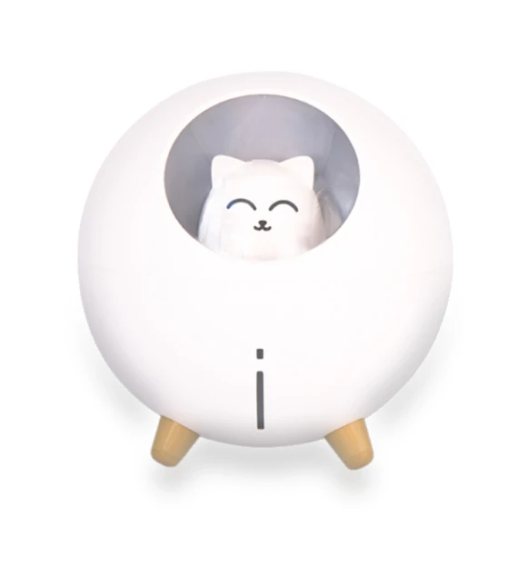 USB Humidifier Mini Planet Cat Desktop Purifier — Air Moisturizers