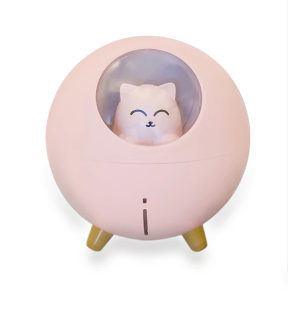 USB Humidifier Mini Planet Cat Desktop Purifier — Air Moisturizers