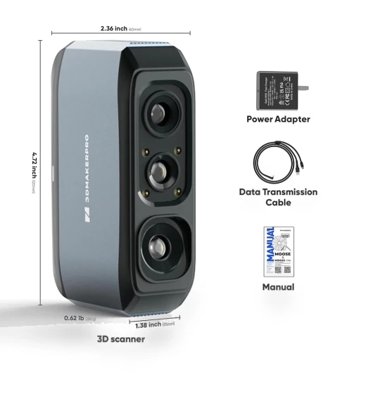 3D Scanner with AI Visual Tracking — 3D Scanning Solutions, 3DMakerpro