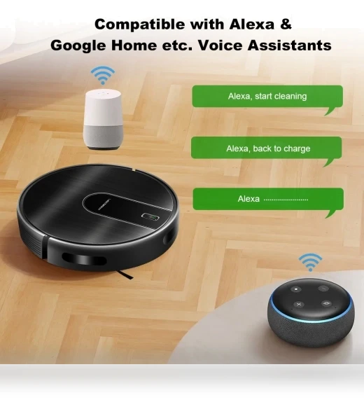 Robot Vacuum Cleaner and Wet Mop Combo — Smart Cleaning Robots, Liectroux