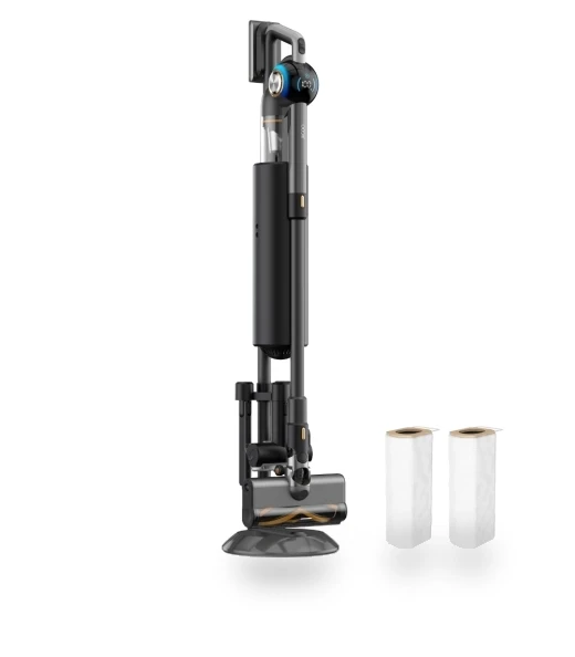 Cordless Vacuum Cleaner with Smart Dust Collection Station — Smart Cleaning Robots, JIGOO