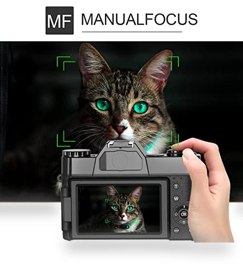 4K 56MP Digital Camera for Photography — Remote Controls, NIKICAM
