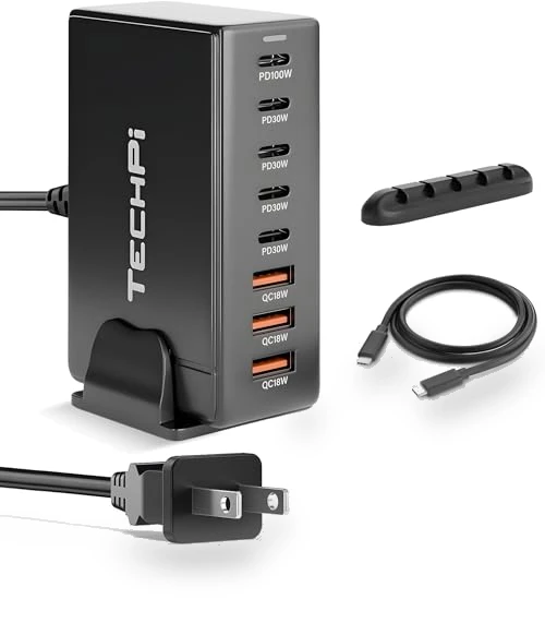 8 Ports Fast Charging Station — Charging Solutions, Techpi