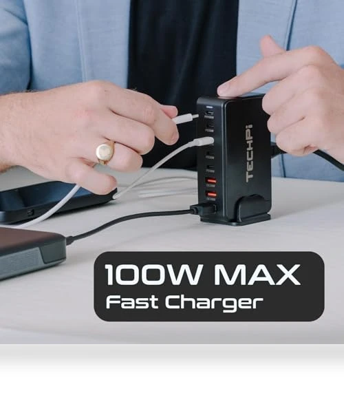 8 Ports Fast Charging Station — Charging Solutions, Techpi
