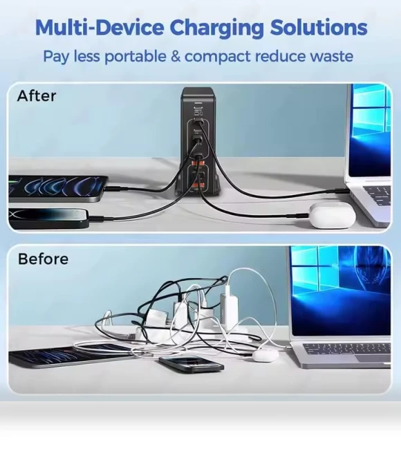 8 Ports Fast Charging Station — Charging Solutions, Techpi