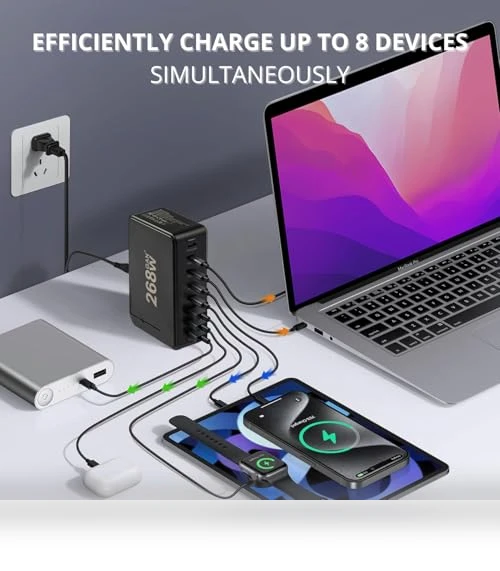 8 Ports Fast Charging Station — Charging Solutions, Techpi