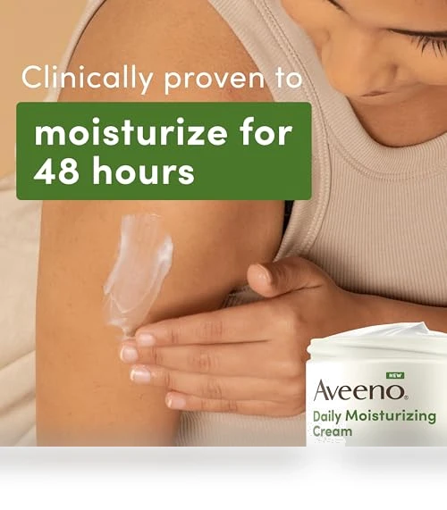Daily Moisturizing Cream with Prebiotic Oat & Shea Butter — Creams & Moisturizers, Aveeno
