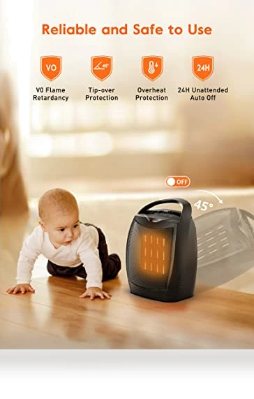 Digital Space Heater — Portable Heating Solutions, GiveBest