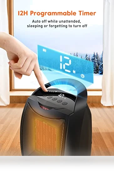 Digital Space Heater — Portable Heating Solutions, GiveBest
