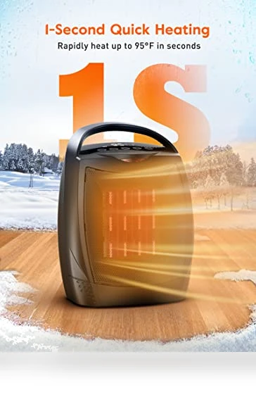 Digital Space Heater — Portable Heating Solutions, GiveBest