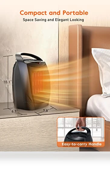 Digital Space Heater — Portable Heating Solutions, GiveBest